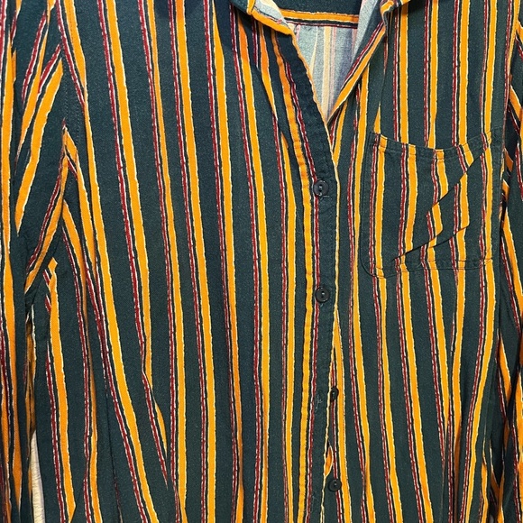 Velvet Heart Multicolor Striped Shirt size xl - Picture 2 of 4